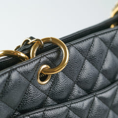Chanel Grand Shopping Tote GST Black Caviar GHW Shoulder Bag