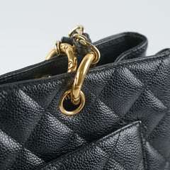 Chanel Grand Shopping Tote GST Black Caviar GHW Shoulder Bag