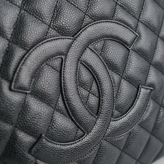 Chanel Grand Shopping Tote GST Black Caviar GHW Shoulder Bag