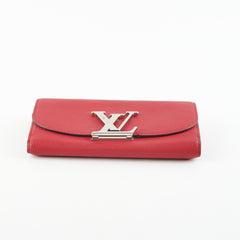 Louis Vuitton Dark Pink Long Wallet