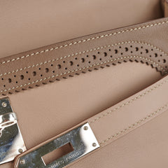 Hermes Kelly 35 Ghillies Swift Argile/Etoupe Stamp [P] (2012)