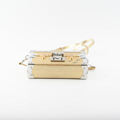 ITEM 9 - Louis Vuitton Petite Malle Gold/Silver