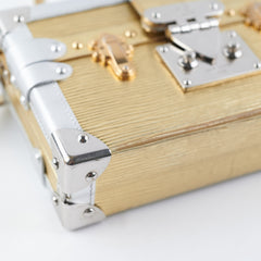 ITEM 9 - Louis Vuitton Petite Malle Gold/Silver