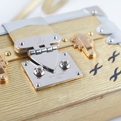 ITEM 9 - Louis Vuitton Petite Malle Gold/Silver