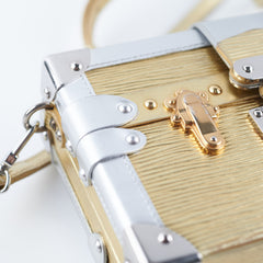 ITEM 9 - Louis Vuitton Petite Malle Gold/Silver