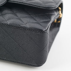 Chanel Small Classic Double Flap Caviar Black