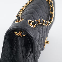 Chanel Small Classic Double Flap Caviar Black
