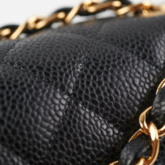 Chanel Small Classic Double Flap Caviar Black