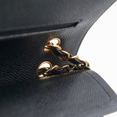 Chanel Small Classic Double Flap Caviar Black