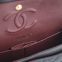 Chanel Small Classic Double Flap Caviar Black