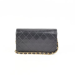 Chanel Vintage Flap Black 24k Gold