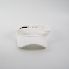 Chanel White Sun Visor Hat