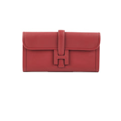 Hermes Jige Elan 29 Veau Swift Clutch Rouge Stamp X