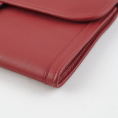 Hermes Jige Elan 29 Veau Swift Clutch Rouge Stamp X