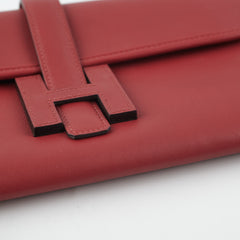 Hermes Jige Elan 29 Veau Swift Clutch Rouge Stamp X