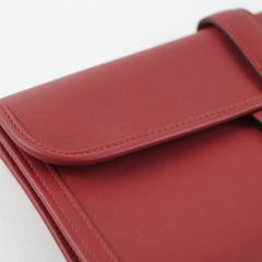 Hermes Jige Elan 29 Veau Swift Clutch Rouge Stamp X