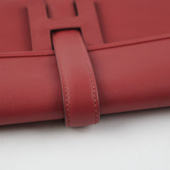 Hermes Jige Elan 29 Veau Swift Clutch Rouge Stamp X