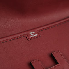 Hermes Jige Elan 29 Veau Swift Clutch Rouge Stamp X