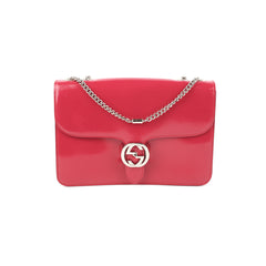 Gucci Medium Interlocking G Shoulder Bag Fuchsia