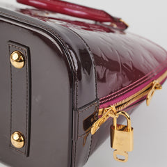 Louis Vuitton Alma PM Vernis Burgundy Ombre