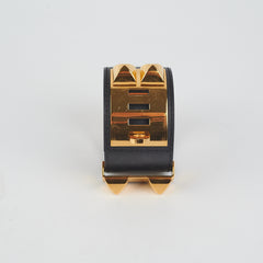 Hermes Kelly Dog Bangle Noir - [Q] Stamp