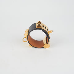 Hermes Kelly Dog Bangle Noir - [Q] Stamp