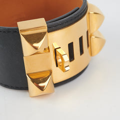 Hermes Kelly Dog Bangle Noir - [Q] Stamp