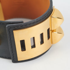 Hermes Kelly Dog Bangle Noir - [Q] Stamp