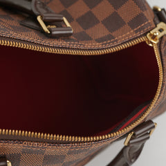 Louis Vuitton Speedy 30 Bandouliere Damier Ebene