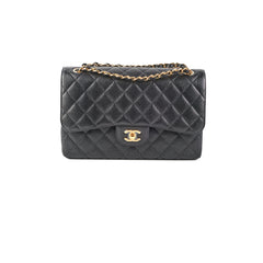 Chanel Quilted Jumbo Caviar GHW Black (Microshipped)