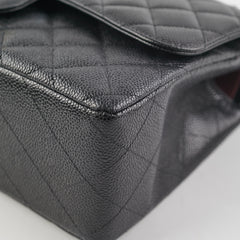 Chanel Quilted Jumbo Caviar GHW Black (Microshipped)