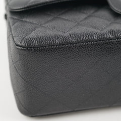Chanel Quilted Jumbo Caviar GHW Black (Microshipped)