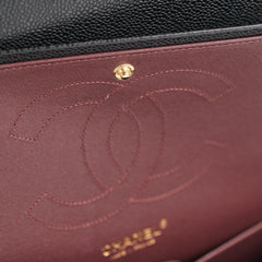 Chanel Quilted Jumbo Caviar GHW Black (Microshipped)