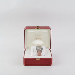 Cartier Santos De Watch Pink Automatic Movement