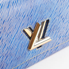Louis Vuitton LV Twist MM Blue Epi Leather
