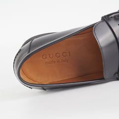Gucci Loafer Shoes size 5 39 Black