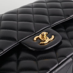 Chanel Quilted Jumbo Lambskin Black