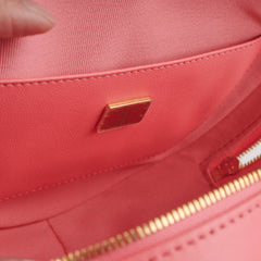 Chanel Heart Bag Large Lambskin Pink (Microchipped)