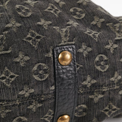 Louis Vuitton Denim Neo Cabby GM Bag Black Monogram