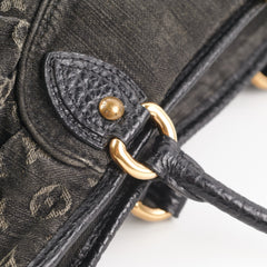 Louis Vuitton Denim Neo Cabby GM Bag Black Monogram
