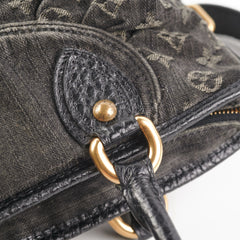 Louis Vuitton Denim Neo Cabby GM Bag Black Monogram