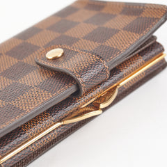 Louis Vuitton French Purse Damier Ebene