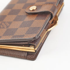 Louis Vuitton French Purse Damier Ebene