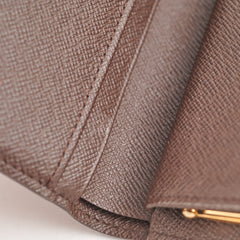 Louis Vuitton French Purse Damier Ebene