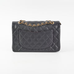 Chanel Small Caviar Classic Double Flap GHW Black (Microchipped) October 2022