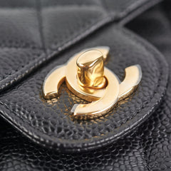 Chanel Small Caviar Classic Double Flap GHW Black (Microchipped) October 2022