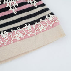 Chanel Striped Cashmere Dress