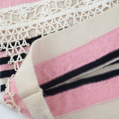 Chanel Striped Cashmere Dress