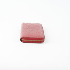 Louis Vuitton Zip Long Wallet Vernis Red