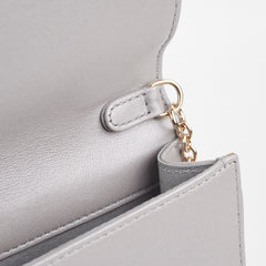 Dior Cannage Lambskin Silver Clutch